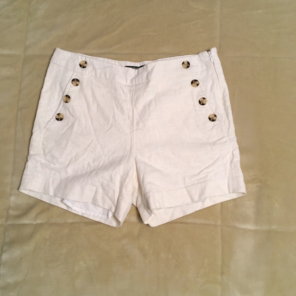 Cream shorts